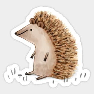 Hedgie Has a Sit Down Sticker